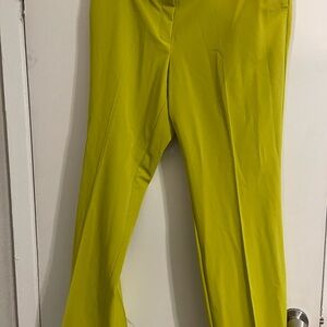 Women's chartreuse Pants